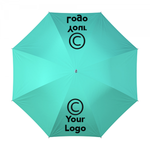 double logo umbrella