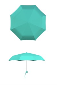 Compact frame mint umbrella