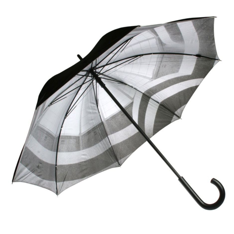 Guggenheim interior print Auto Stick Umbrella