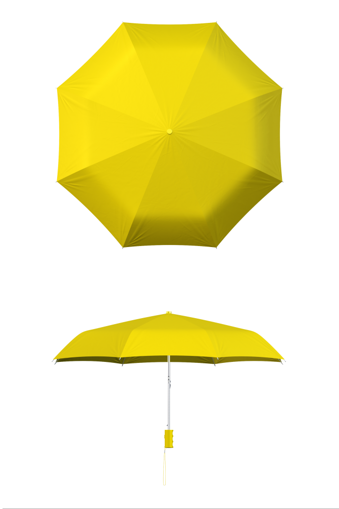 Yellow Compact Umbrella