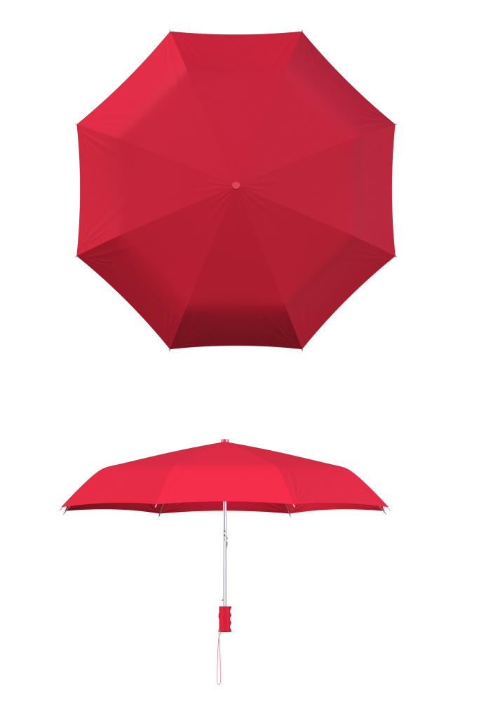 Red Compact Umbrella
